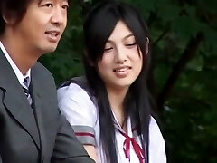 Finest Asian chick Saori Hara in Amazing College/Gakuseifuku, Outdoor JAV scene