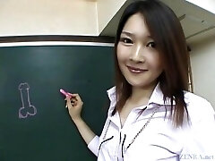 Subtitles Akira Watase class deep throat lecture