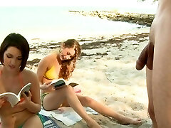 BRANDI BELLE - My Pals And I Getting Horny On The Beach
