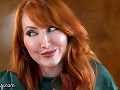 GIRLSWAY Hot Red Cougar Invited to 3-Way with Teen Stunners 