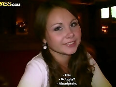 Youthful looking brunette Mystica sucks cock in public Youthful looking brunette Mystica sucks cock in public