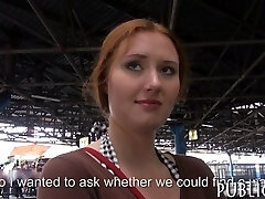 Redhead amateur with big tits flashes her boobs and dumps in a public place Redhead amateur with big tits flashes her boobs and dumps in a public place
