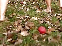 In the park with the grandmother in heat! In the park with the grandmother in heat!