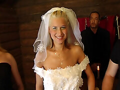 Gangbang with big busty bride Part 1