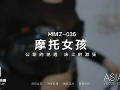 modelmedia asia - девушка на мотоцикле - zhao yi man – mmz - 036-лучшее оригинальное азиатское порно видео