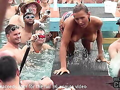 swinger pool party during nudist festival in florida