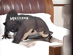 Lean Asian young slut with diminutive boobs and tight pussy got fucked by her boyfriend and jizz in her tight pussy