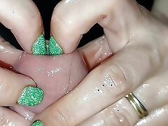 Nails insertion to peehole and cum-shot