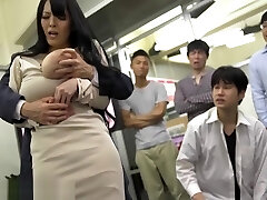 Giant tits asian licking her fat boobs