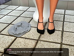 MILFY CITY - Sex scene #20 Romping in the toilet - 3 Dimensional game