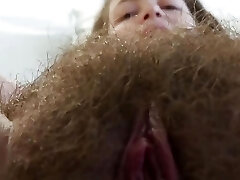 Extra Cute Hairy Girl Vintage Faux-cock