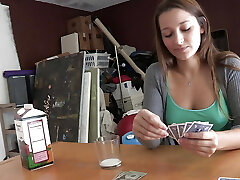 Hot tits couple chick are finger fucking their cunts in a apartment