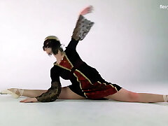 Bare ballerina Manya Baletkina super hot flexible teen