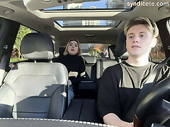 Paid for a taxi with a oral pleasure - in the camper - outdoor