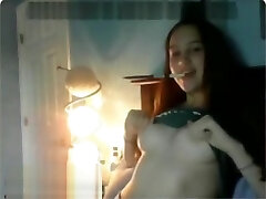 Omegle - Beautiful teen flash tits