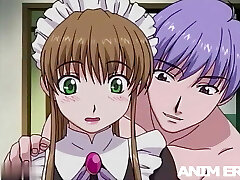 MAID with big breasts who cleans rooms IS SO LOYAL as she CANNOT Turn Down MY CUM Uncensored Anime Porn