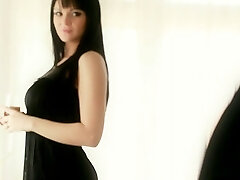 Dazzling Brunette Anastasia Brill Sucks Cock and Gets Her Booty Penetrated