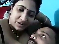 Desi indian wifey boobs suck milk