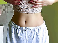 Adorable teen touching herself - Maiski