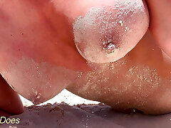 Wifey sits topless on the public beach with her brilliant tits out Wifey sits topless on the public beach with her brilliant tits out