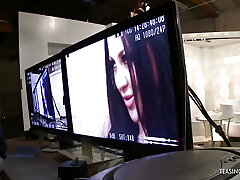 Horny brunette chick gets her slit smashed after the photoshoot Horny brunette chick gets her slit smashed after the photoshoot