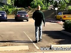 Gay fuck Big daddy David Chase goes back to his car, pissed off, and