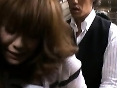 Young playgirl cant escape several excited man groping her Young playgirl cant escape several excited man groping her