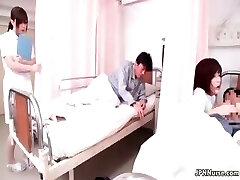 Kinky Japanese nurse sucking off part5