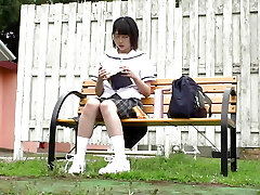 No way, such a gentle damsel... Masturbating with an object outdoors! She's spunking NOW! No way, such a gentle damsel... Masturbating with an object outdoors! She's spunking NOW!