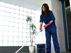 Hardcore Japanese fucking with a naughty maid and her boss