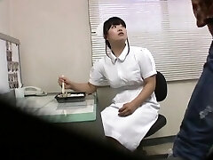 Japanese nurse moans while being boinked by a total stranger