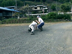 Beautiful Japanese teens get their hairy pussies humped in orgy at daddy's building! Beautiful Japanese teens get their hairy pussies humped in orgy at daddy's building!