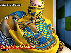 Arab Egyptian slut in hijab big boobs cam 10 24