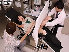 Japanese School Goirl Tease Her Doctor And Ends In Hot Fuck - Steamy Asian Teen Orgasm On Doctors Cock
