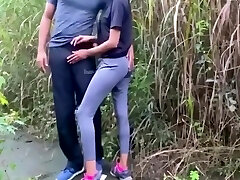 Very Risky Public Fuck With A Sumptuous Damsel At Jogging Park