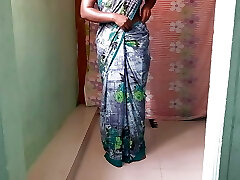 Green saree