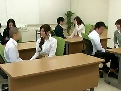 Horny Japanese whore Yuna Shiina, Hitomi Honjou in Exotic Secretary, Group Lovemaking JAV pinch