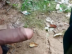 Indian beauty Desi bhabhi forest outdoor rock hard-core Sex video