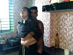 Home Alone Step Brother-in-law Sister Kitchen Romantic Fuck