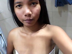 7 weeks pregnant chinese teen violates penis pump on monster coc