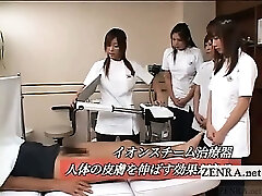 Untertitelt CFNM japanische penis-Gesundheit-Klinik-seminar