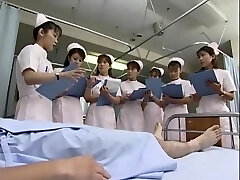 Fabulous Asian girl Kaho Kasumi, Sasa Handa, Meguru Kosaka in Mischievous Nurse, Handjobs JAV vid