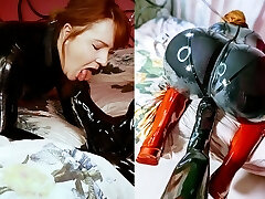 मेरी बेशर्म लेटेक्स फूहड़ पूर्वावलोकन-ऑस्कर मोटी और शैनन ऊँची एड़ी के जूते