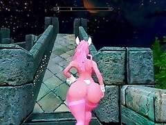 skyrim gameplay érotique thicc bunny momo 1