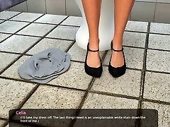 MILFY CITY - Sex scene #20 Fucking in the restroom - 3d game