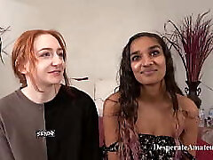 Casting compilation desperate amateurs hot teen redhead small Indian babe and red-hot big tits bbw three way interracial action