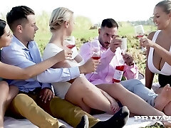 Russian sweetie Kira Queen swaps her BF with curvy nympho for swinger boink Russian sweetie Kira Queen swaps her BF with curvy nympho for swinger boink