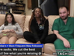 Become Doctor-Tampa, Give Ebony Freshman Giggles Mandatory Orgasms During Schoolgirl Physical With Nurse Aria Nicole HitachiHoesCom
