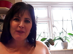 AuntJudysXXX - Your Big Rump Housewife Montse Swinger Lets You Fuck Her in the Kitchen (Pov)