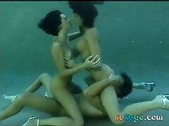 Underwater sex with two super-fucking-hot brunettes Underwater sex with two super-fucking-hot brunettes